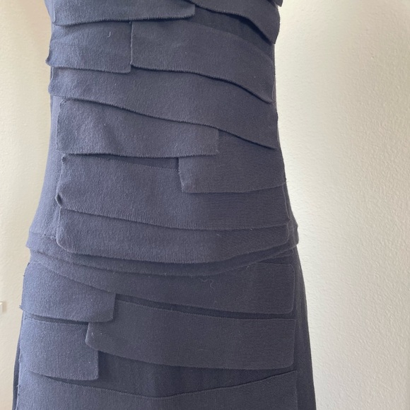 Etcetera 3 piece “tank”, shrug, and skirt. Cotton sweater material. Blac… - Picture 6 of 10